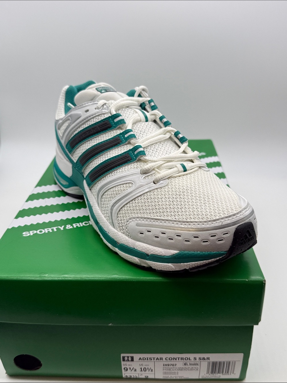 adidas White Teal Women's Athletic Trainer
